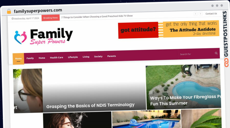 Publish Guest Post on familysuperpowers.com