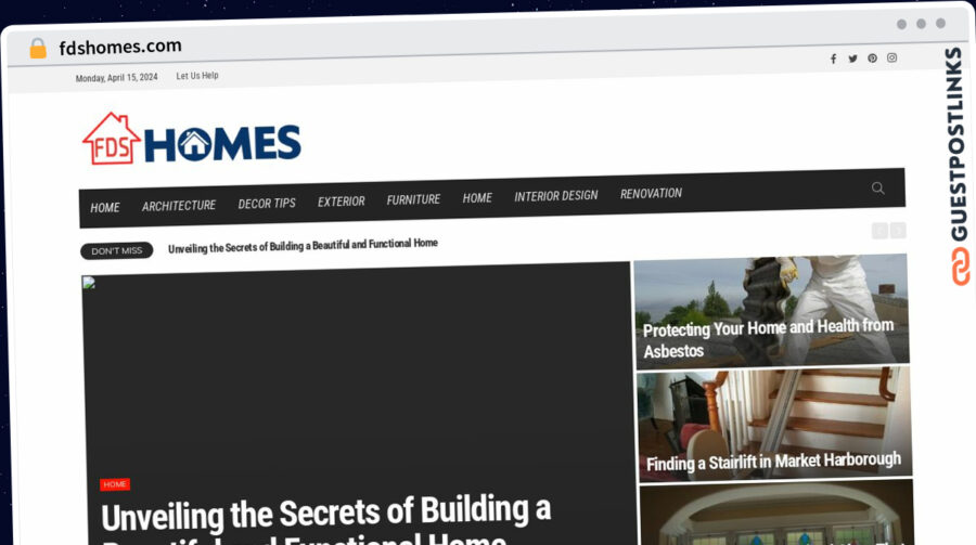 Publish Guest Post on fdshomes.com
