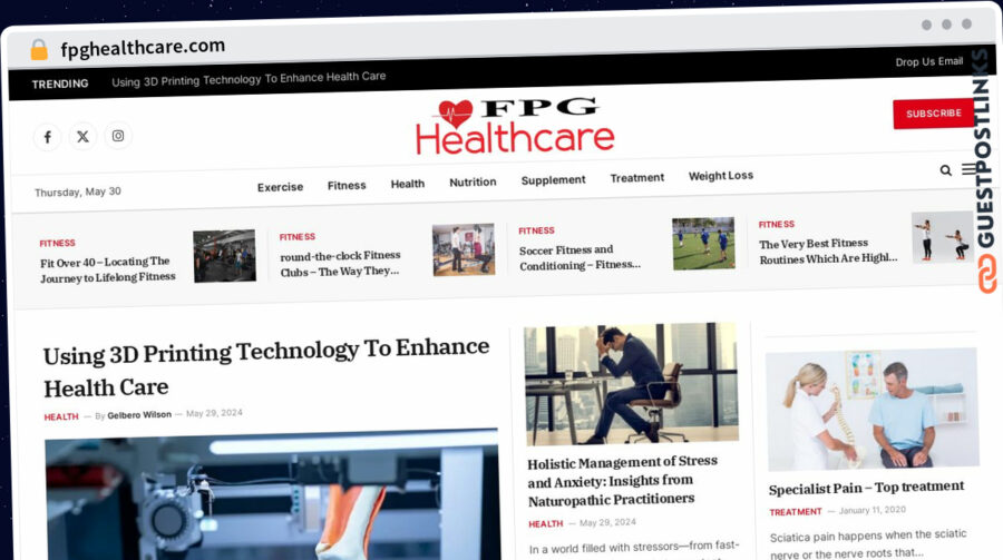 Publish Guest Post on fpghealthcare.com