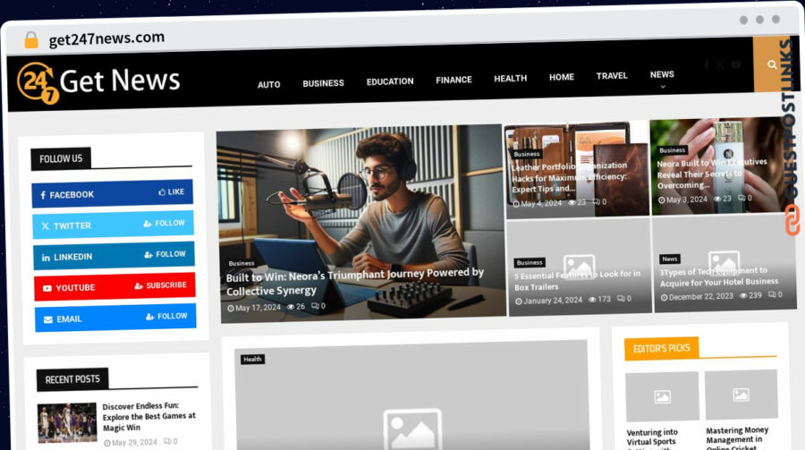 Publish Guest Post on get247news.com