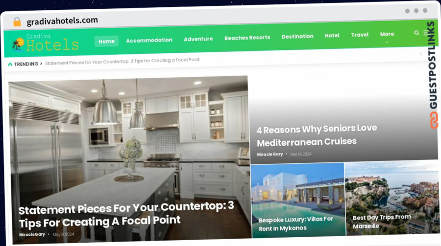 Publish Guest Post on gradivahotels.com