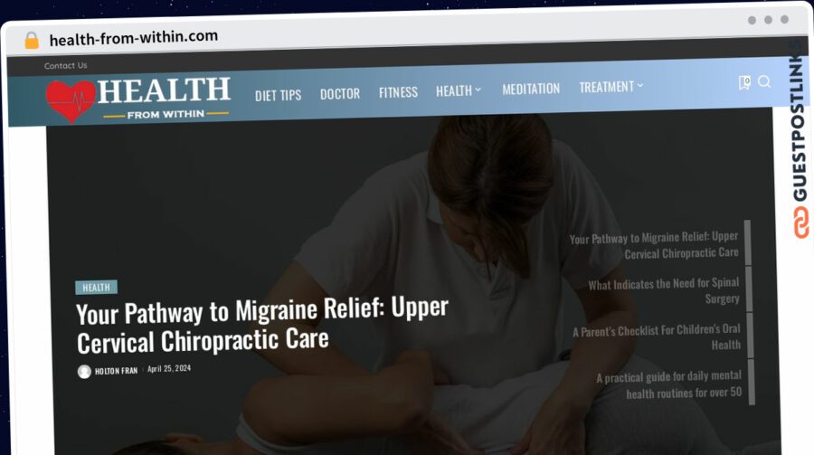 Publish Guest Post on health-from-within.com
