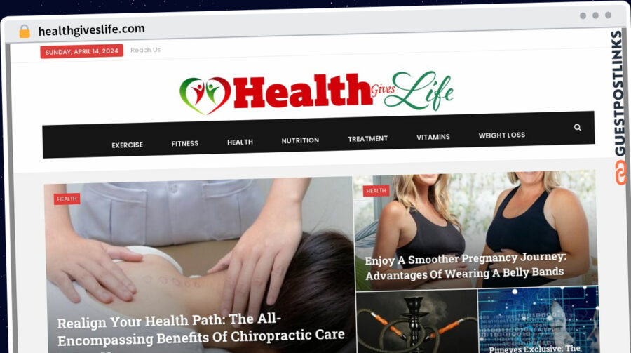 Publish Guest Post on healthgiveslife.com