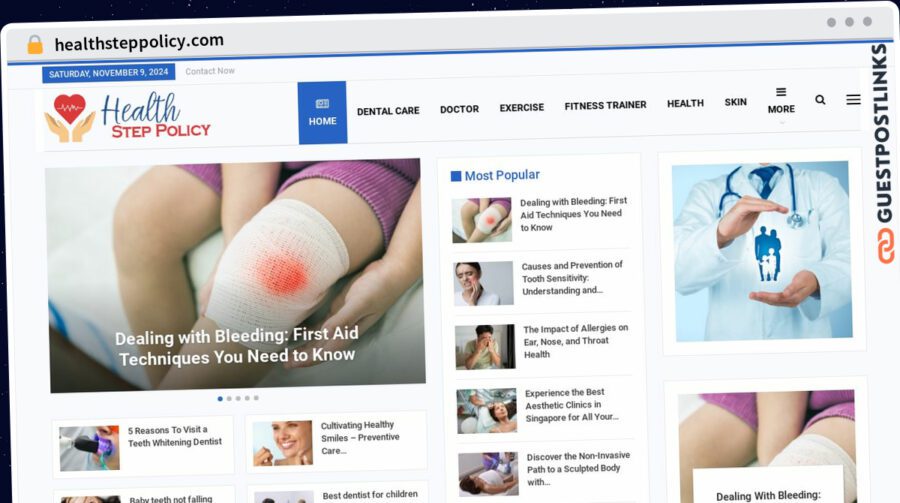 Publish Guest Post on healthsteppolicy.com