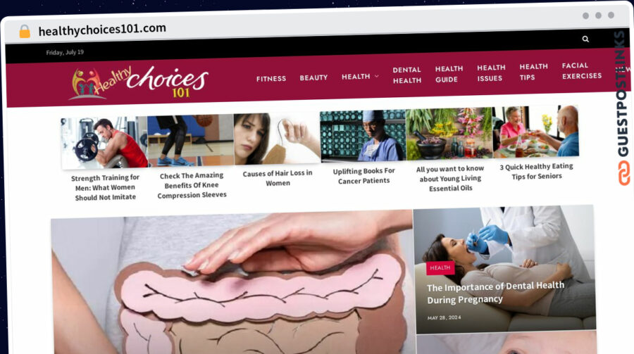 Publish Guest Post on healthychoices101.com