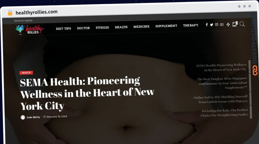Publish Guest Post on healthyrollies.com