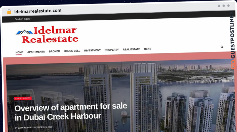 Publish Guest Post on idelmarrealestate.com