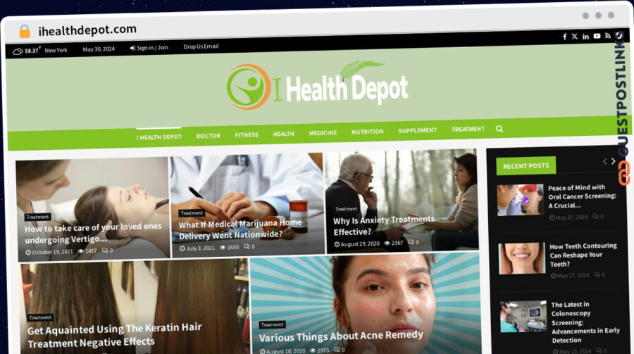 Publish Guest Post on ihealthdepot.com