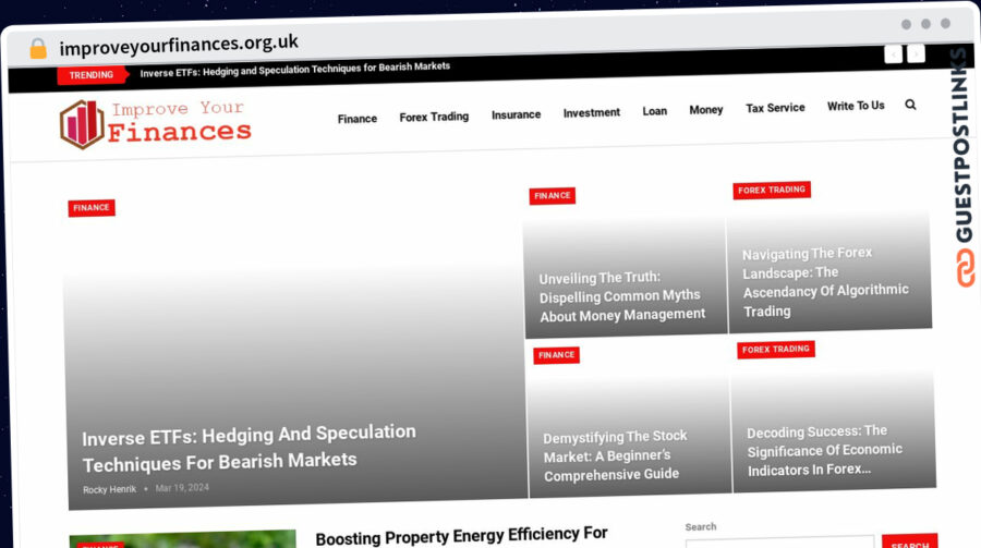 Publish Guest Post on improveyourfinances.org.uk