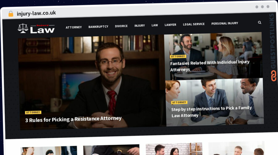 Publish Guest Post on injury-law.co.uk