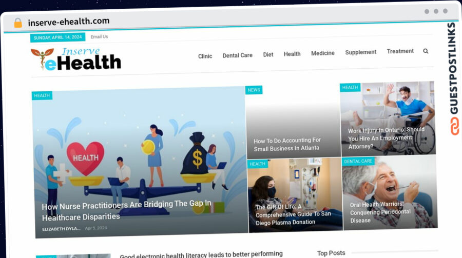 Publish Guest Post on inserve-ehealth.com