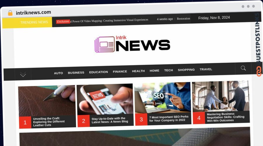 Publish Guest Post on intriknews.com