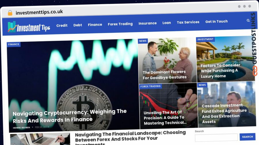 Publish Guest Post on investmenttips.co.uk