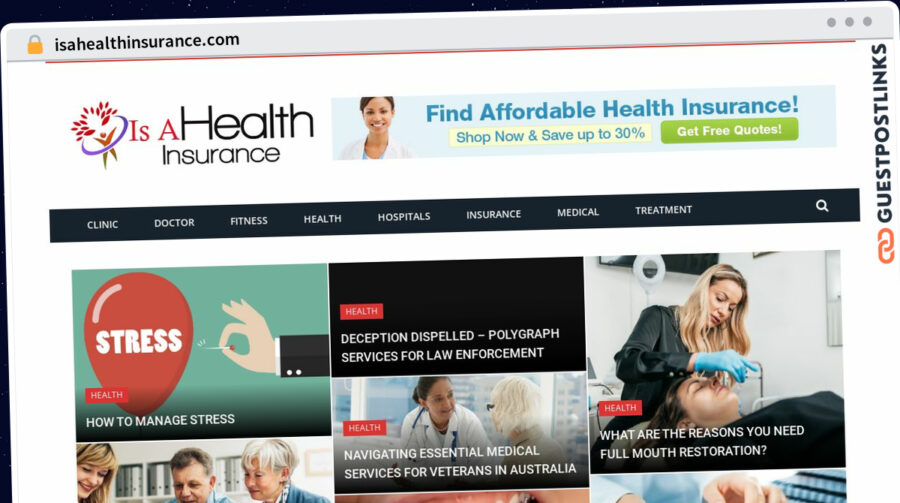 Publish Guest Post on isahealthinsurance.com