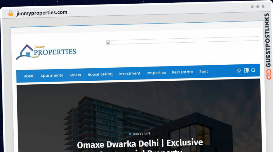 Publish Guest Post on jimmyproperties.com