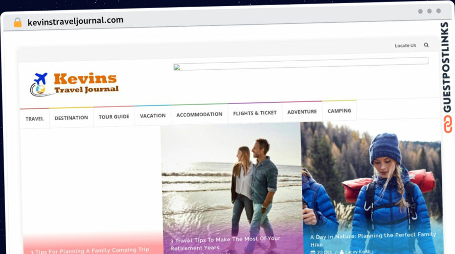 Publish Guest Post on kevinstraveljournal.com