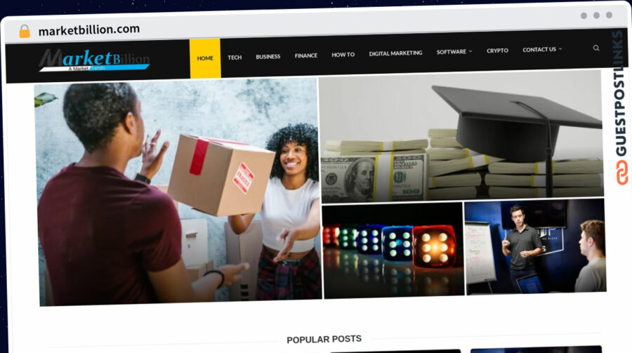 Publish Guest Post on marketbillion.com