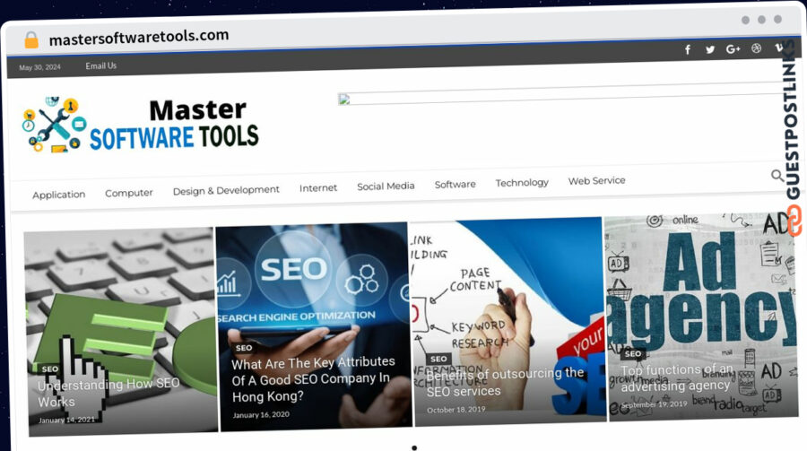 Publish Guest Post on mastersoftwaretools.com