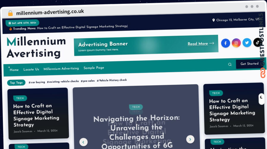 Publish Guest Post on millennium-advertising.co.uk