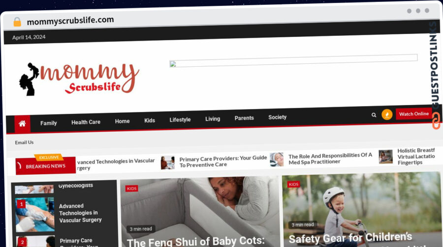 Publish Guest Post on mommyscrubslife.com