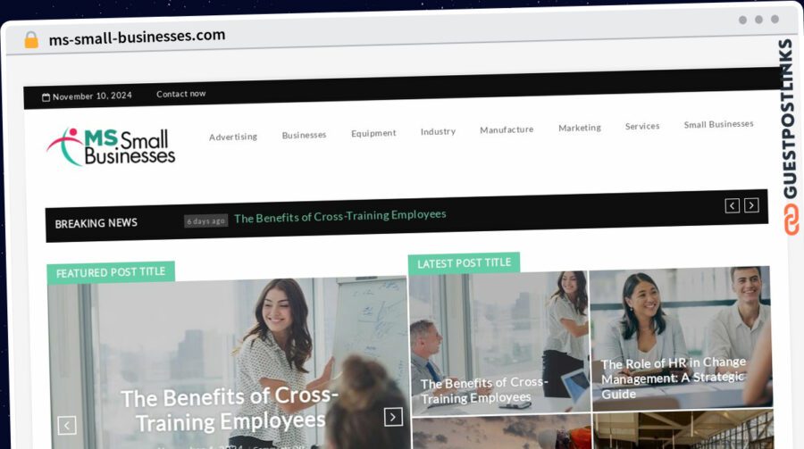 Publish Guest Post on ms-small-businesses.com