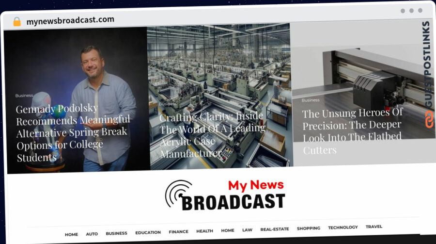 Publish Guest Post on mynewsbroadcast.com