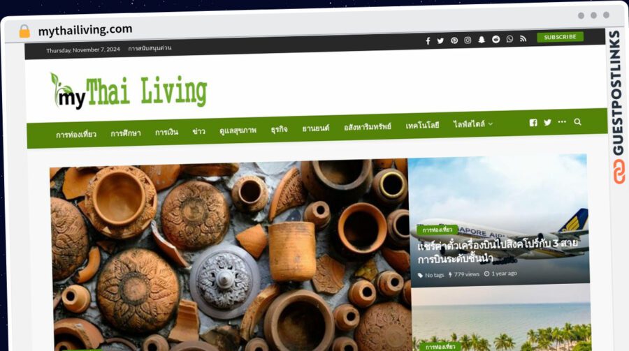 Publish Guest Post on mythailiving.com