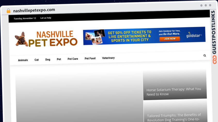 Publish Guest Post on nashvillepetexpo.com