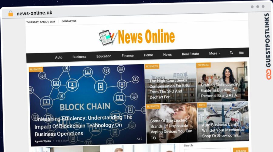 Publish Guest Post on news-online.uk