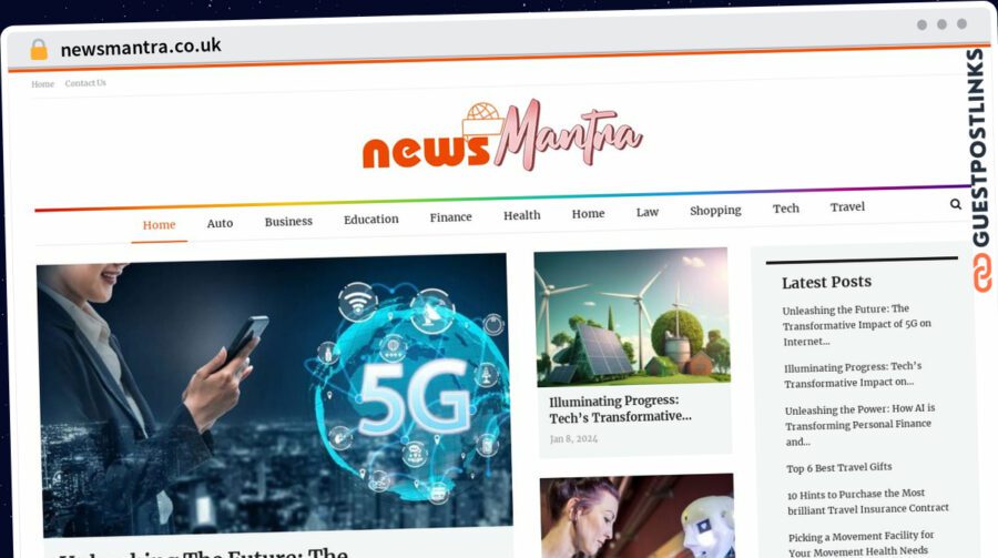 Publish Guest Post on newsmantra.co.uk
