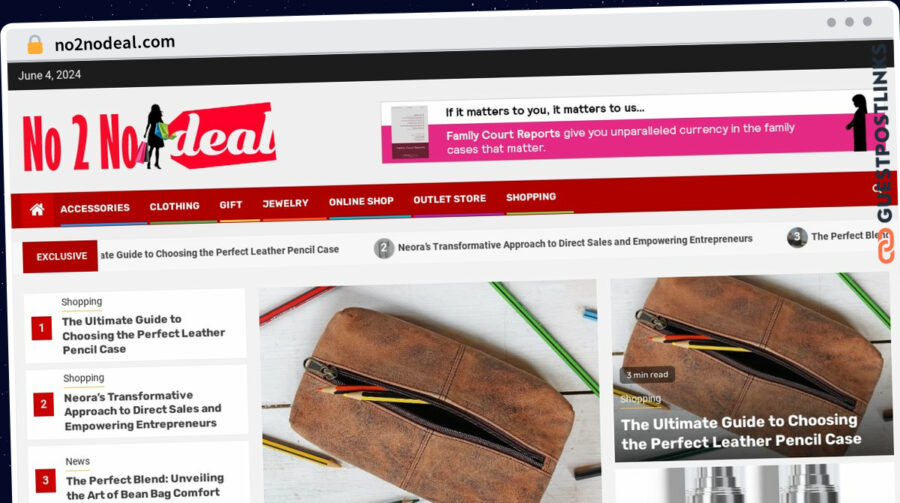 Publish Guest Post on no2nodeal.com