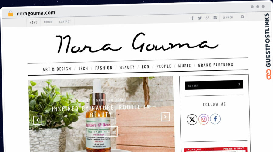 Publish Guest Post on noragouma.com