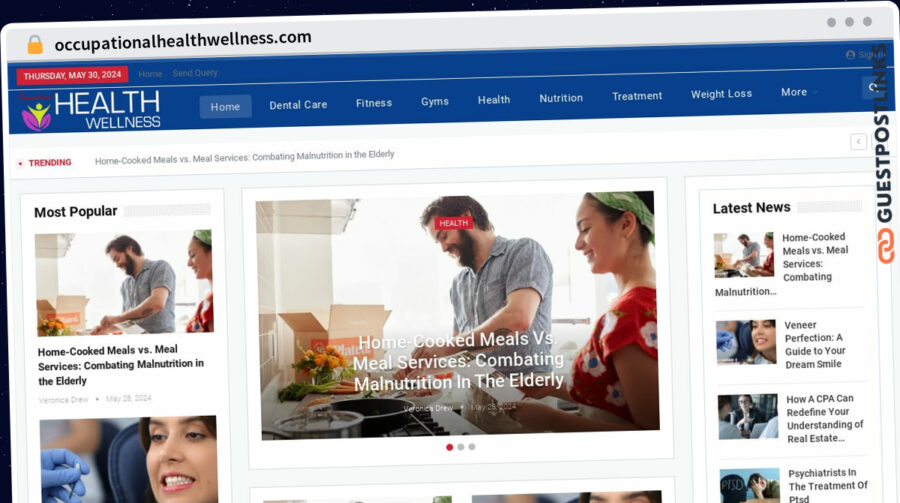 Publish Guest Post on occupationalhealthwellness.com