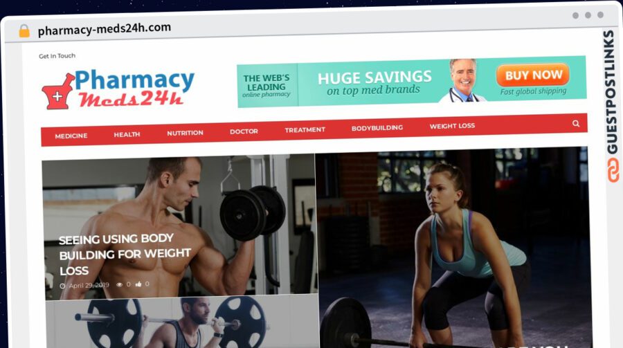 Publish Guest Post on pharmacy-meds24h.com