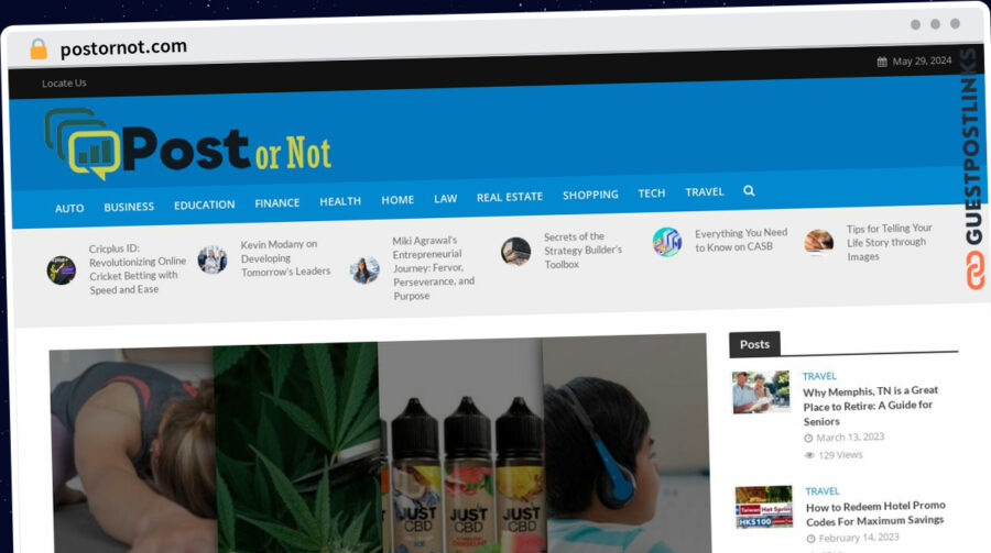 Publish Guest Post on postornot.com