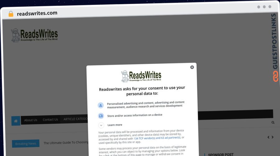 Publish Guest Post on readswrites.com