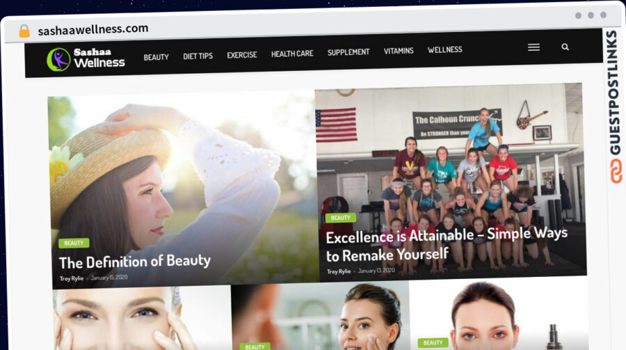Publish Guest Post on sashaawellness.com