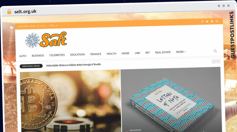 Publish Guest Post on selt.org.uk