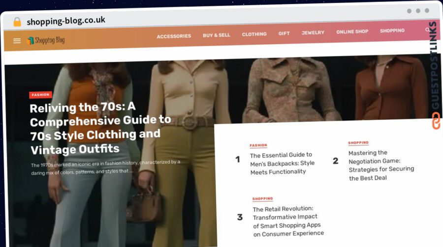 Publish Guest Post on shopping-blog.co.uk