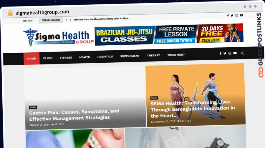 Publish Guest Post on sigmahealthgroup.com