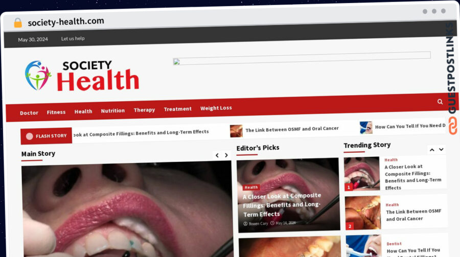 Publish Guest Post on society-health.com