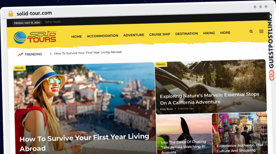 Publish Guest Post on solid-tour.com