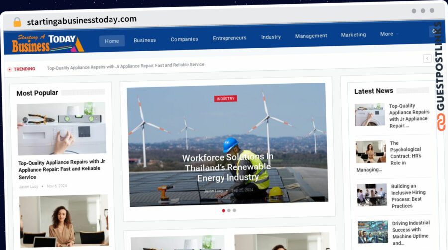Publish Guest Post on startingabusinesstoday.com
