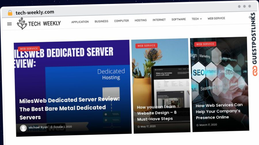 Publish Guest Post on tech-weekly.com