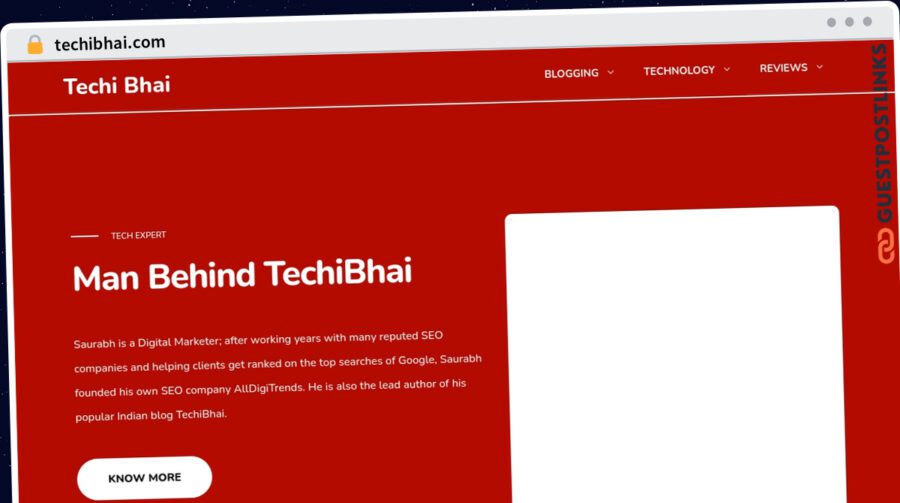 Publish Guest Post on techibhai.com
