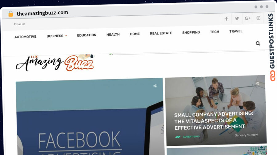 Publish Guest Post on theamazingbuzz.com