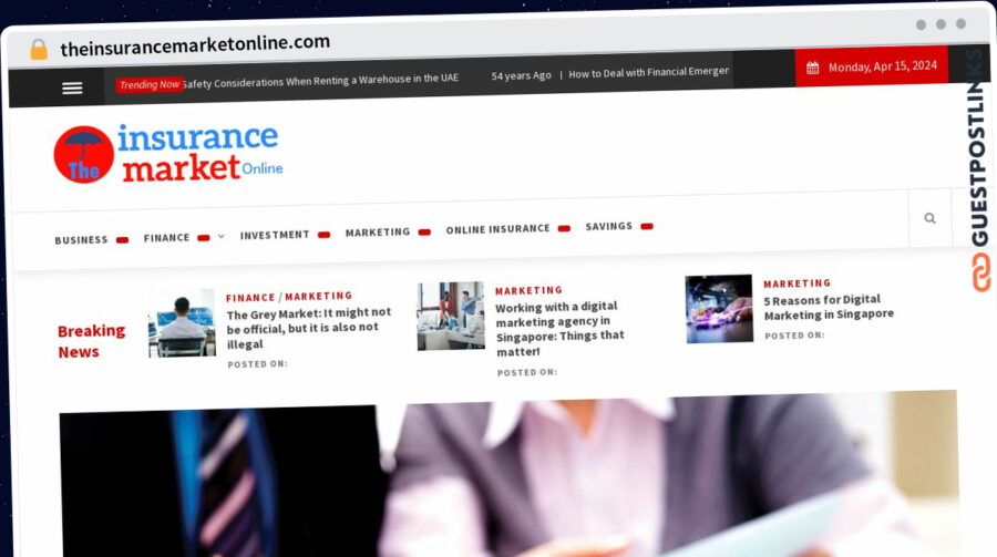 Publish Guest Post on theinsurancemarketonline.com