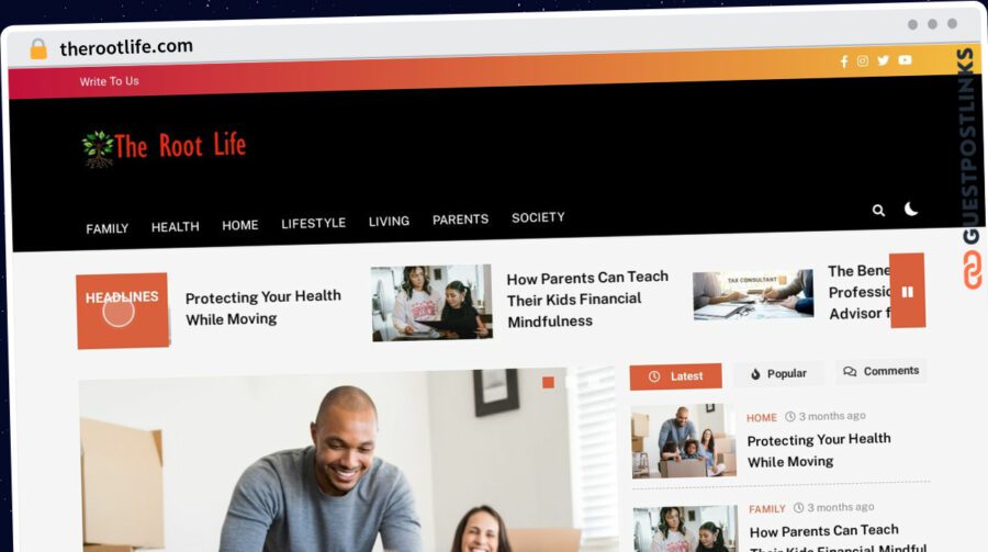 Publish Guest Post on therootlife.com