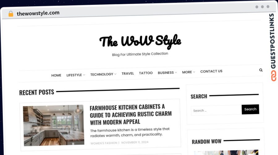Publish Guest Post on thewowstyle.com