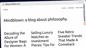 Publish Guest Post on tiffany-fashion.com